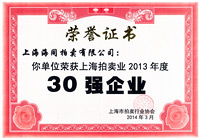 2013年度30强企业